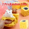 Pop Up Funny Mouse and Cheese Block Squeeze Anti-stress Hide and Seek Figures Stress Relief Fidget for Adult 6