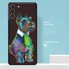 Cartoon schnauzer dog Case For Samsung Galaxy S25 Ultra S21 S22 S23 S24 Ultra S9 S10 S20 Plus S25 FE Phone Cover