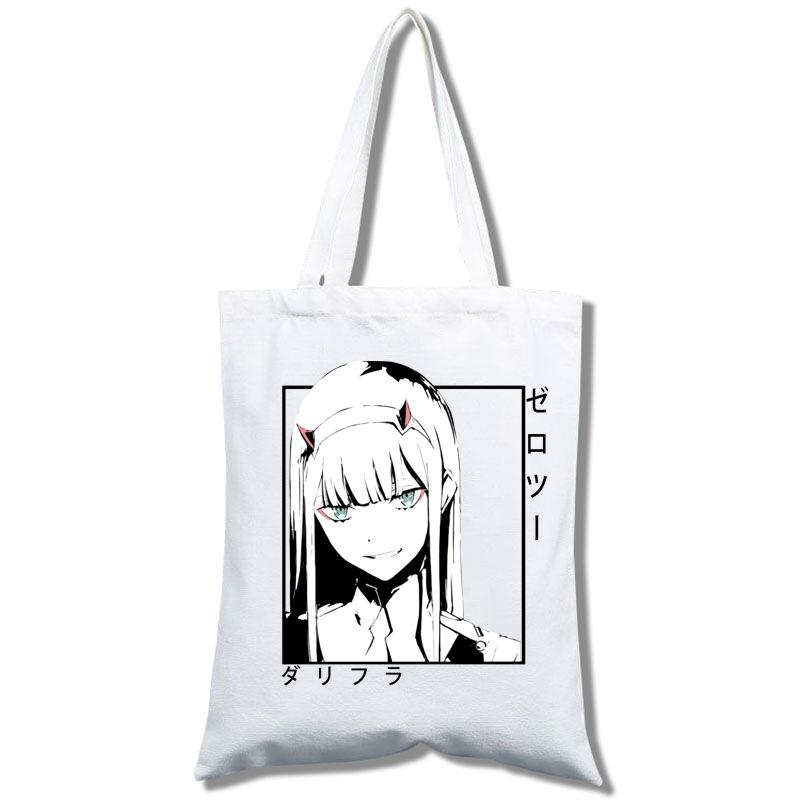 Wings Kiss, Student Shopping Mobile Phone White Canvas Model Portable Messenger Bag Women'S Handbag Picture