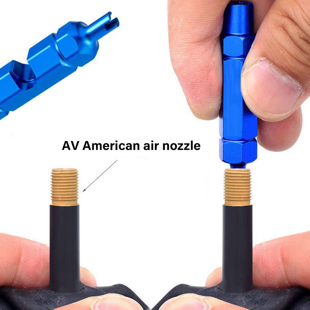 Портативный инструмент для удаления сердечников клапанов, удлинитель клапанов, ключи для ремонта шин для легкой установки