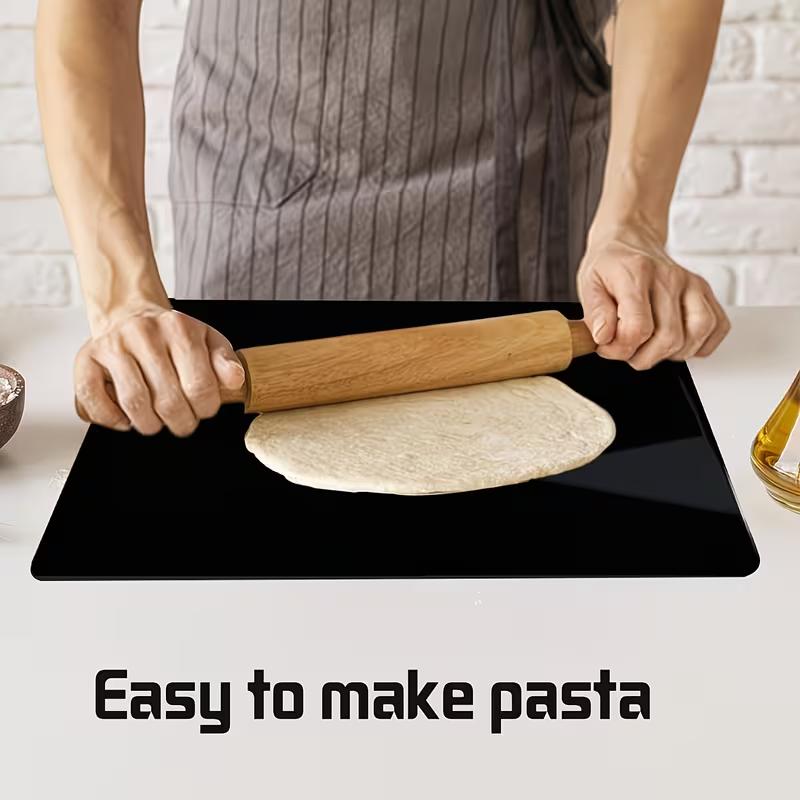 Большая черная прочная нескользящая разделочная доска Кухонная разделочная доска Прочная поверхность для приготовления пищи Защита столешницы Устойчивая к царапинам Кухонная утварь
