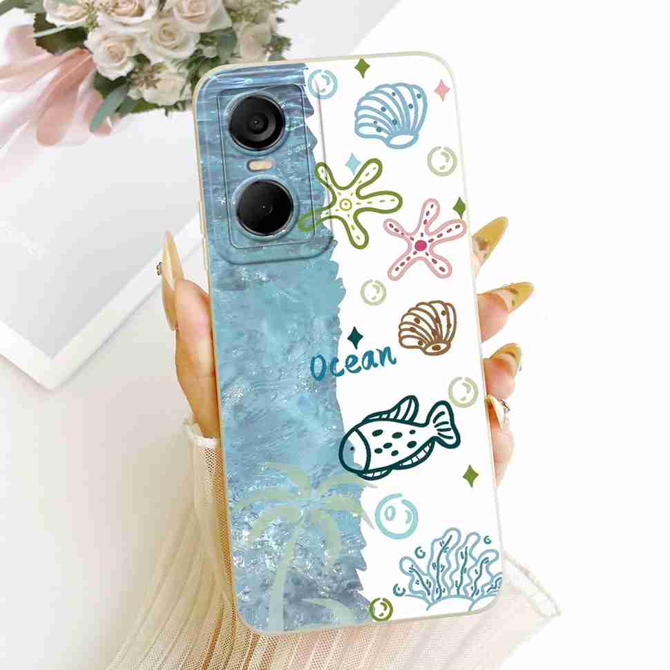 Новый дизайн чехла для Tecno Pop 6 Pro BE8 Популярный узор Силиконовая задняя крышка для Tecno POP 6Pro 6PRO Бампер Чехлы для телефона