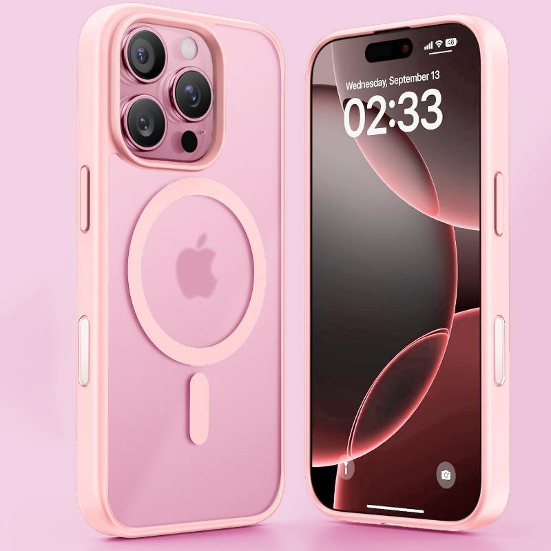 Модный чехол для телефона для iPhone 17 16 15 14 13 12 11 Pro Max Plus 17 Air для Magsafe Прозрачная акриловая магнитная крышка