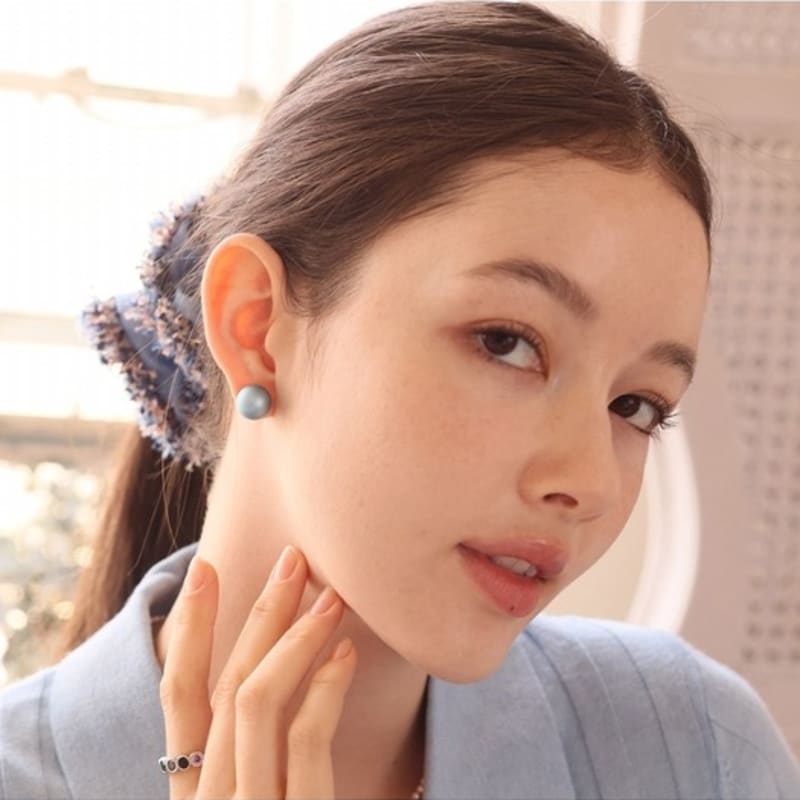 Серьги-шарики Dana Burton с тонировкой Love_12 мм