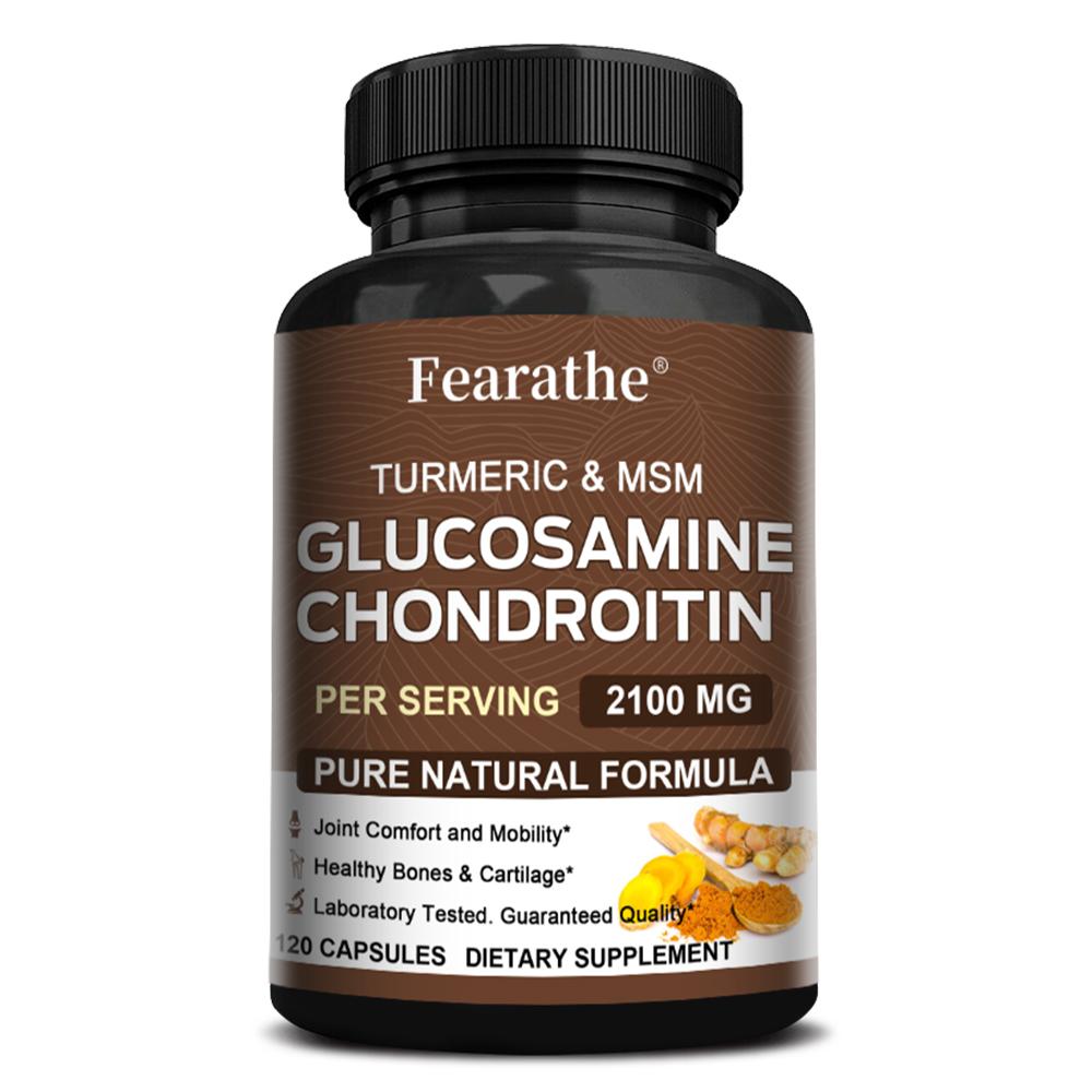 Glucosamine Sulfate Dietary Supplement, With Turmeric Root Extract, Quercetin