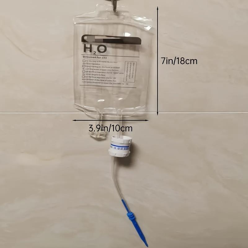 Система самополива растений, мешок для капельного орошения с регулируемым расходом 350 мл, автоматическая система капельного орошения для комнатных цветов в горшках из ПВХ
