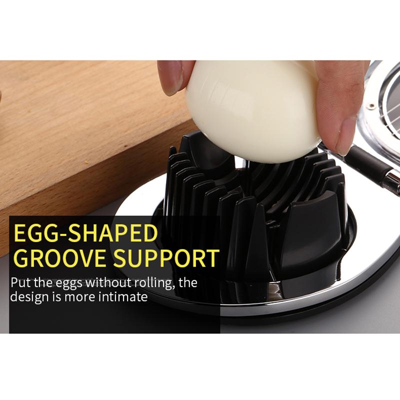 Яйцерезка Инструмент для яиц Дежурный слайсер Клубничный фруктовый гарнир Слайсер 3 стиля нарезки