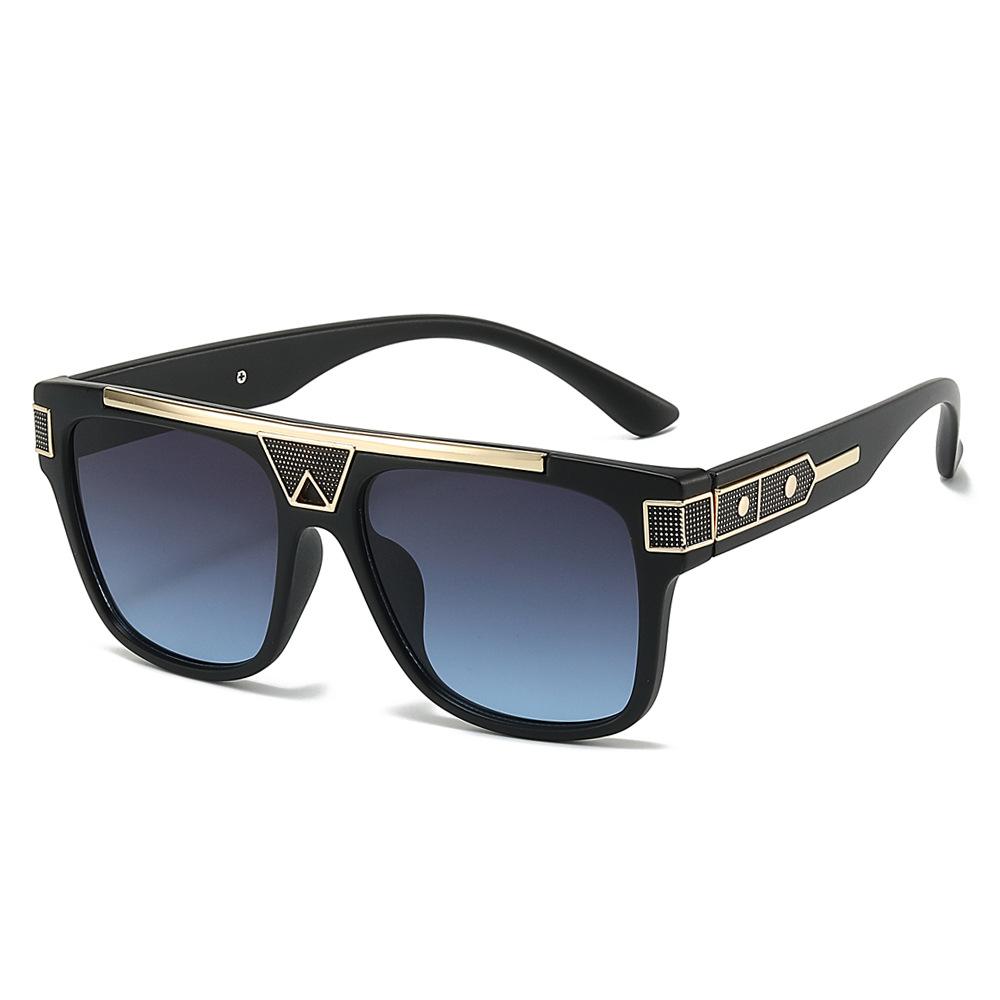 Large Square Trendy Men'S And Women'S Sunglasses, Retro Modern Casual Sunglasses, Versatile Street Glasses