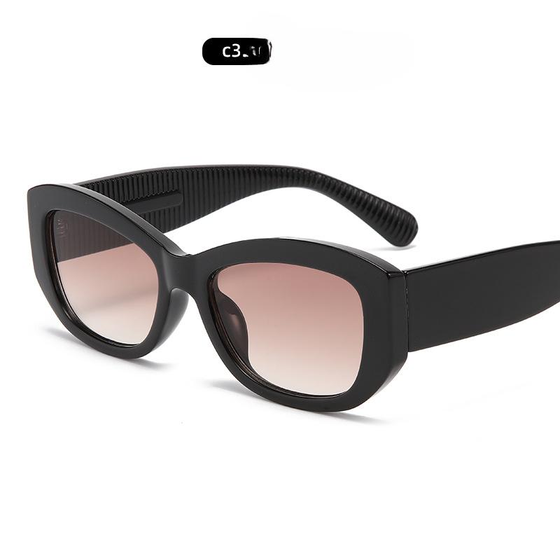 Тенденция новых онлайн-солнцезащитных очков «кошачий глаз» от знаменитостей в Интернете. Женские солнцезащитные очки Tide с анти-ультрафиолетовым ароматом. Тонкие модные очки.