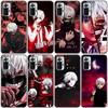 Модный чехол для телефона Tokyo Ghoul с аниме Kaneki Ken для Xiaomi Redmi Note 11 10 9 8 Pro 11T 10T 10S 9S 8T 9 9A 9C 9T, черный мягкий чехол