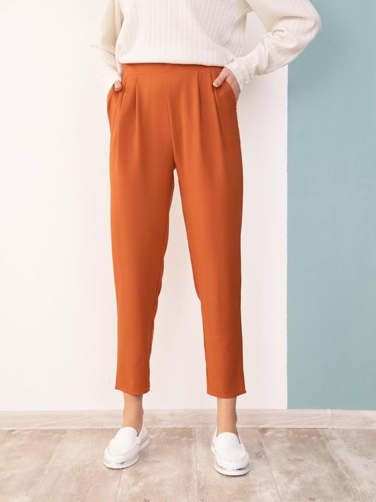 Присборенные на талии брюки Issa Plus