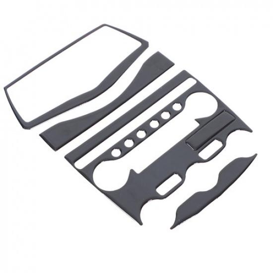 Glossy Piano Black Central Console Cover Trim For Nissan 370Z Z34 2009-