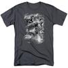 Justice League Of America Atmospheric Mens T Shirt Charcoal