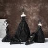 Black Jewelry Storage Rack High Heeled Shoe Design Window Decorations New Jewelry Display Rack