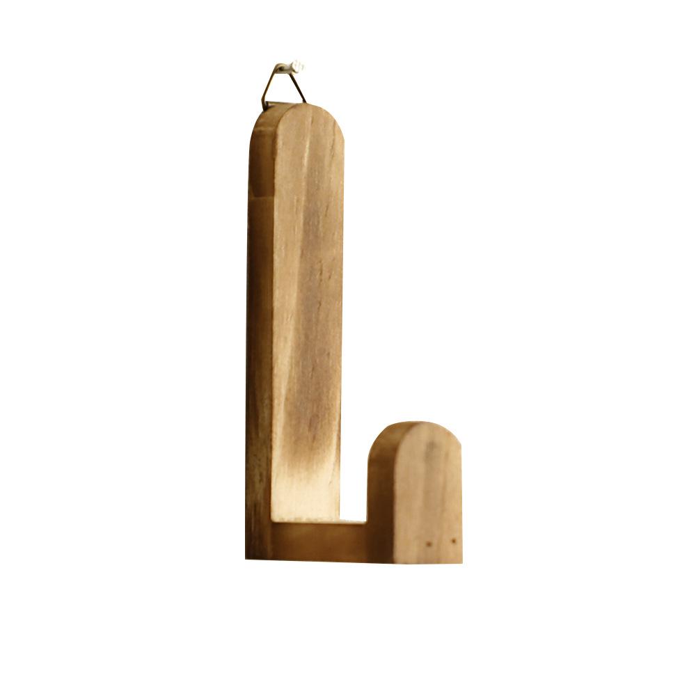 Настенные крючки из массива дерева за дверью для декора дома и спальни