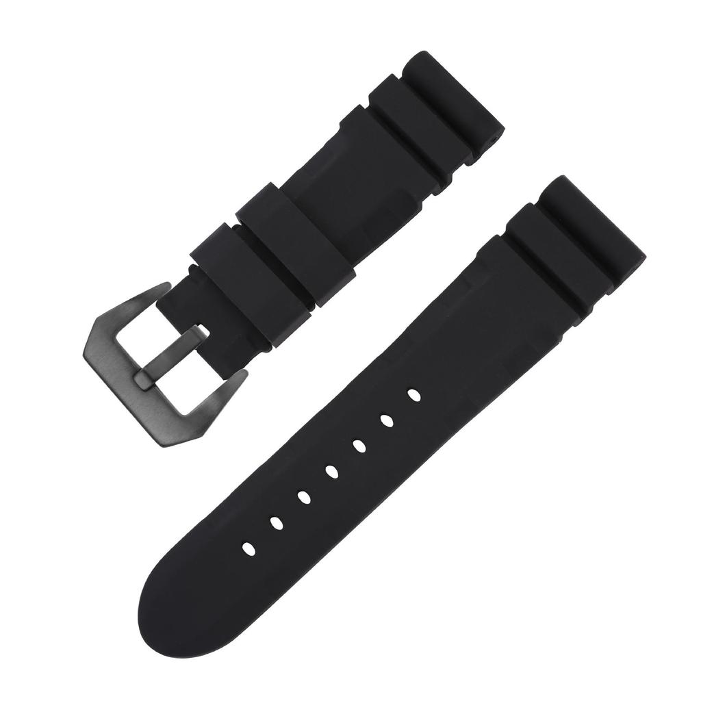 Мужские часы Panerai силиконовый ремешок: Мягкий резиновый сменный ремешок Berny шириной 22 мм, 24 мм или 26 мм.
