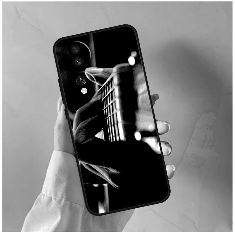 Винтажные Музыкальные Гитары Чехол Для Honor Magic 8 Pro 6 7 Lite Для Honor Win RT 50 70 90 200 400 X8c X8b X9a X9b X9c X9d