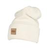 Bonnet - Urban Classic - Long Beanie - Cuir Synthétique - Taille Unique - Blanc Cassé