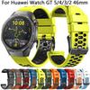 Ремешок 22 мм для Huawei Watch GT 5/4/3/2 Pro 46 мм, силиконовый ремешок для Huawei GT5/GT4/GT3/GT2 Pro 46 мм, браслет, ремешок для часов, Correa