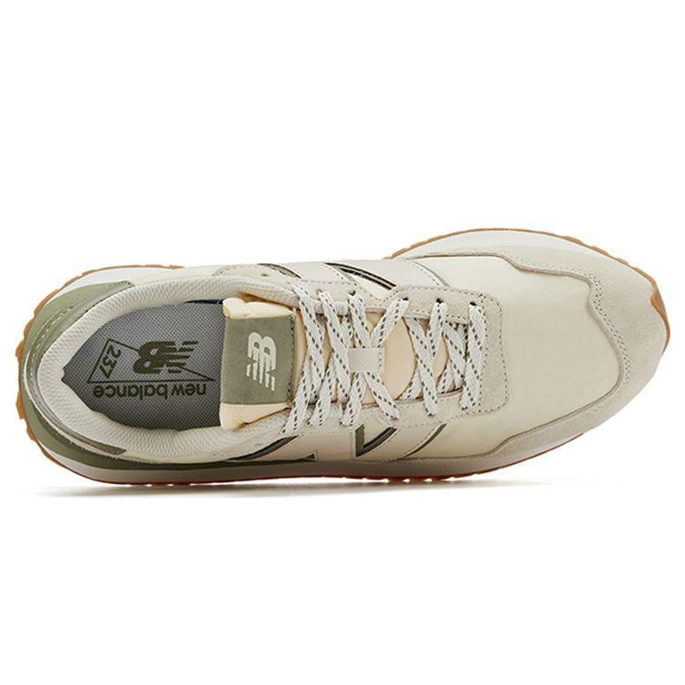 New Balance Niko И Nb 237 Удобная Ткань Свиная Кожа Износостойкие Легкие Кроссовки С Низким Верхом Унисекс кроссовки Светло-зеленый MS237NI1