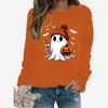 Cross-Border Holiday Crewneck: Christmas & Halloween In One