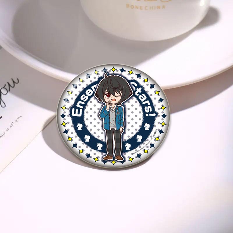 32/44/58 мм Аниме Ensemble Stars SOUMA KANZAKI Брошь для одежды, шляпы, рюкзака, круглые булавки, значки ручной работы для косплея из мультфильмов, аксессуары