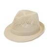 Men'S Casual Straw Top Hat Summer Outdoor Sun Protection Hollow Sun Hat Small Brim Business Versatile Breathable Jazz Hat