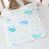 30x30cm Pure Cotton Bubble Cotton Gauze Square Towel Kindergarten Type A Baby Saliva Towel Infant Small Towel 6 Layers