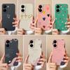 Для Redmi Turbo 4 A1 A2 K70 Ultra A4 A5 13 14C 14R чехлы для телефонов модный дизайн узор в виде сердца мягкий жидкий силиконовый противоударный чехол для Redmi чехол