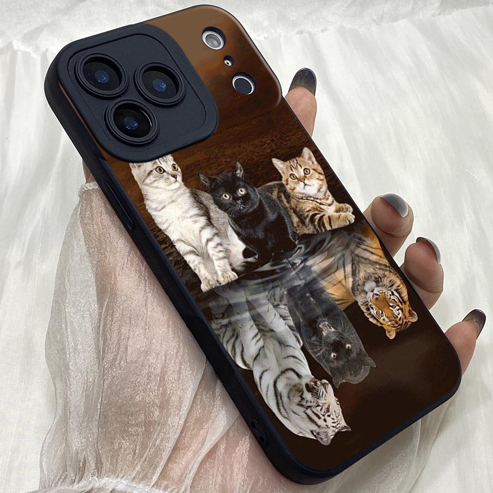 M438 Кот Мечта Ангельские Глаза Мягкие Чехлы для Телефонов для iPhone Samsung Galaxy Xiaomi Rdemi Huawei Honor Infinix Realme OPPO Vivo Все Модели Чехол