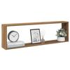 VidaXL Wall Cube Shelves 2 Pcs Artisan Oak Engineered Wood, Cube-Shaped Storage, Figure-8 Organizer 856584