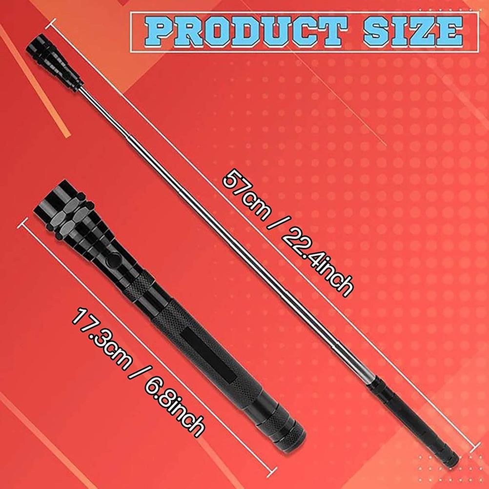 Магнитный пикап, фонарик, захват, портативный телескопический магнит, гаджеты, инструменты f