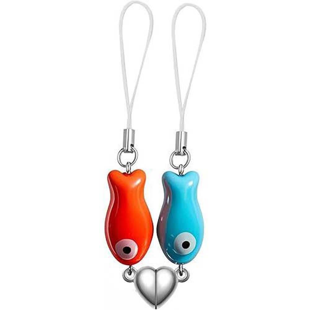 Hanging Ornament Magnetic Matching Keychain Bag Charm Couples Keychain  Best Friend