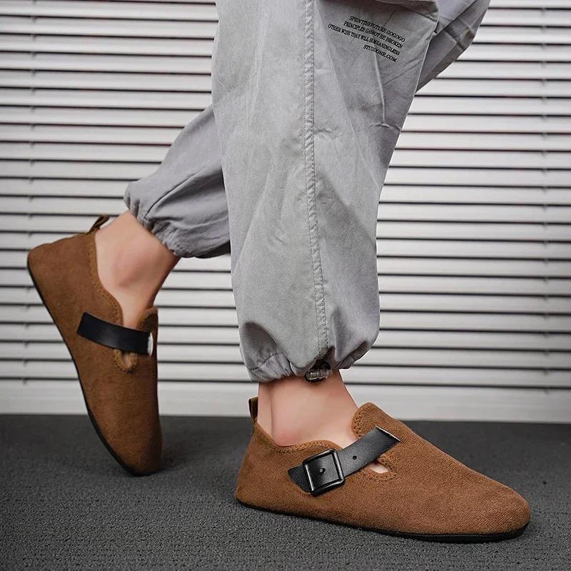 Модные зимние парные теплые хлопковые тапочки в клетку с запахом носка, шлепанцы на толстой мягкой подошве, мужские и женские домашние нескользящие туфли на плоской подошве