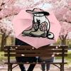 Western Cat Cowboy Hat & Boots Print Umbrella   Automatic Opening/Closing, Outdoor Gear, Travel Accessories, Perfect Gift 196