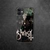 Чехол для телефона из закаленного стекла Ghost Rock Band для iPhone Samsung Galaxy Redmi Xiaomi Note S A 16 15 14 13 12 11 20 21 22 23 53 54 Pro Plus Ultra Tpu Cover