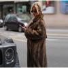 Women's Thick Brown Faux Fur Long Overcoat Fashion Fleece Warm Long Trench Coats Winter Fluffy Plush Street Outerwear