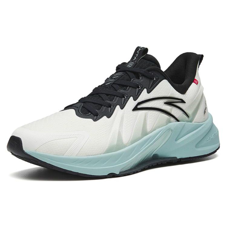 Anta Кроссовки мужские Rocket 4.0 Sports Shock Absorbing Non-Slip Wear-Stick-Night-Top с низким верхом, белые, синие 112245530-5
