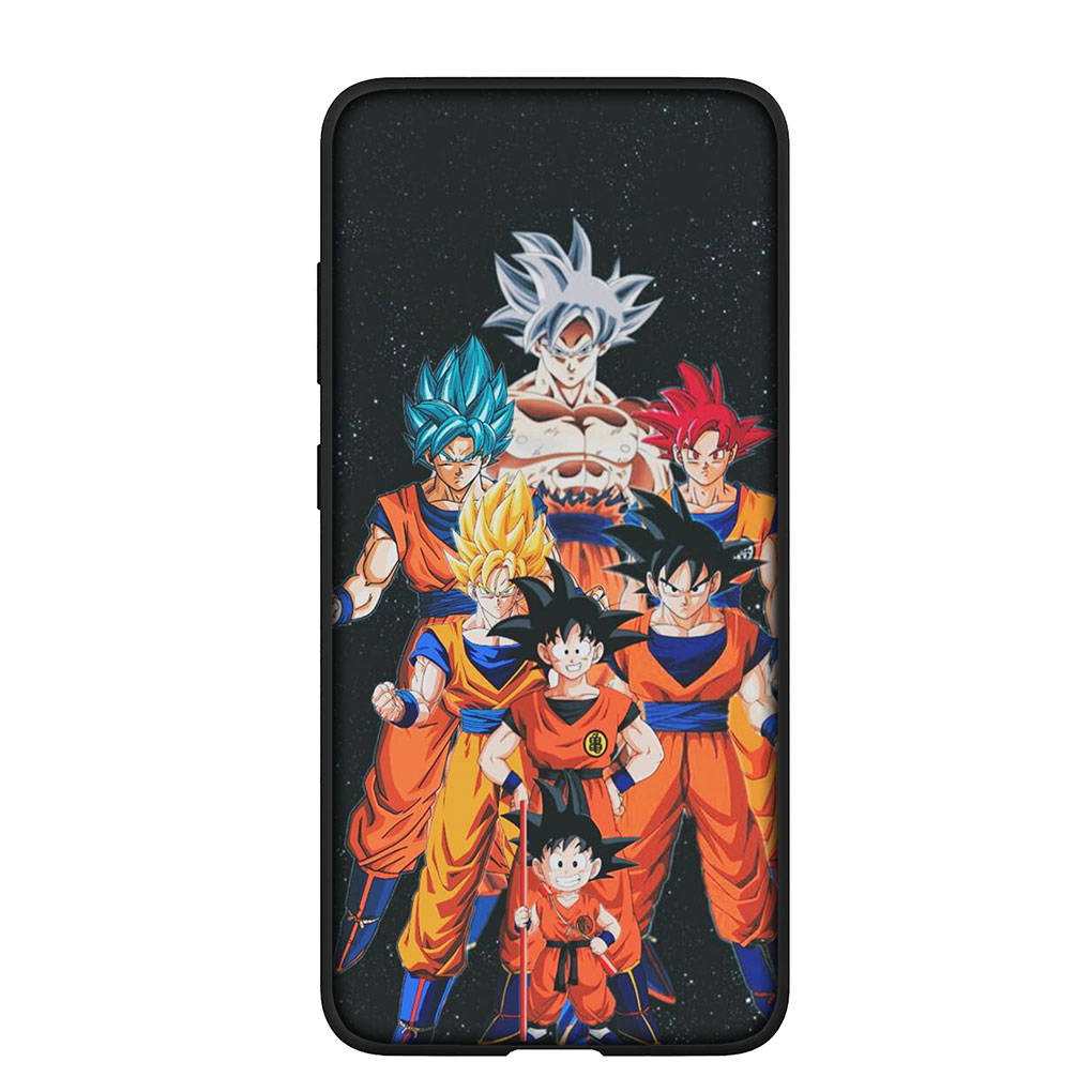 Чехол для телефона Samsung Galaxy S25 S24 S23 iPhone 16 15 Xiaomi Redmi Note 14 13 12 16E X 11 Pro Max XR OPPO Moto Huawei Anime Dragon Ball Z Goku Cover