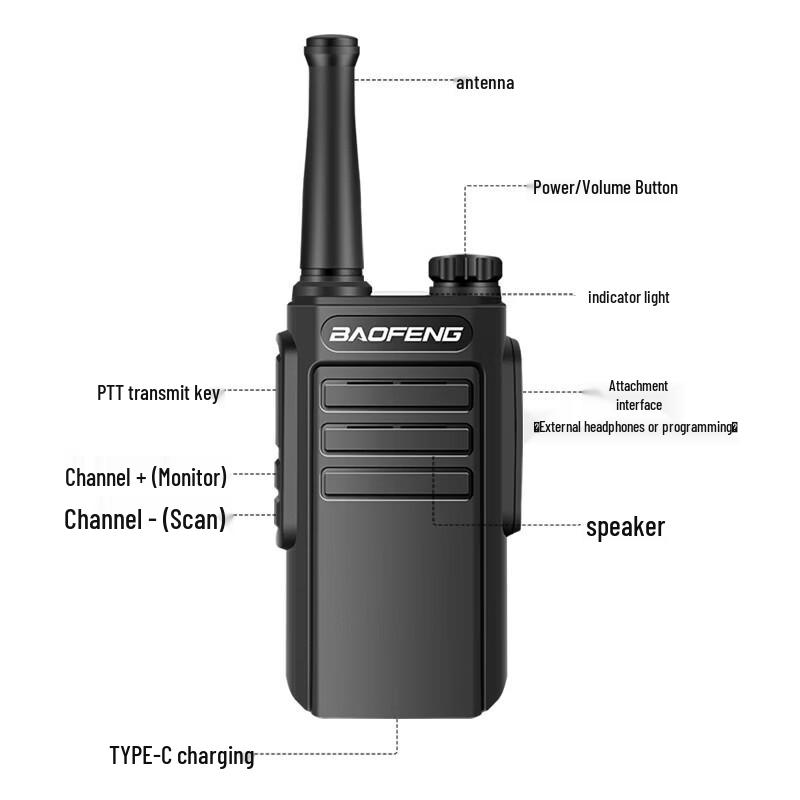 BAOFENG BF-999S IP54 Мощная рация (Китайская версия)