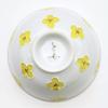 Imari ware rice bowl, flower, yellow, 13cm, small flower design, Tokushichi kiln, made in Japan, 480062