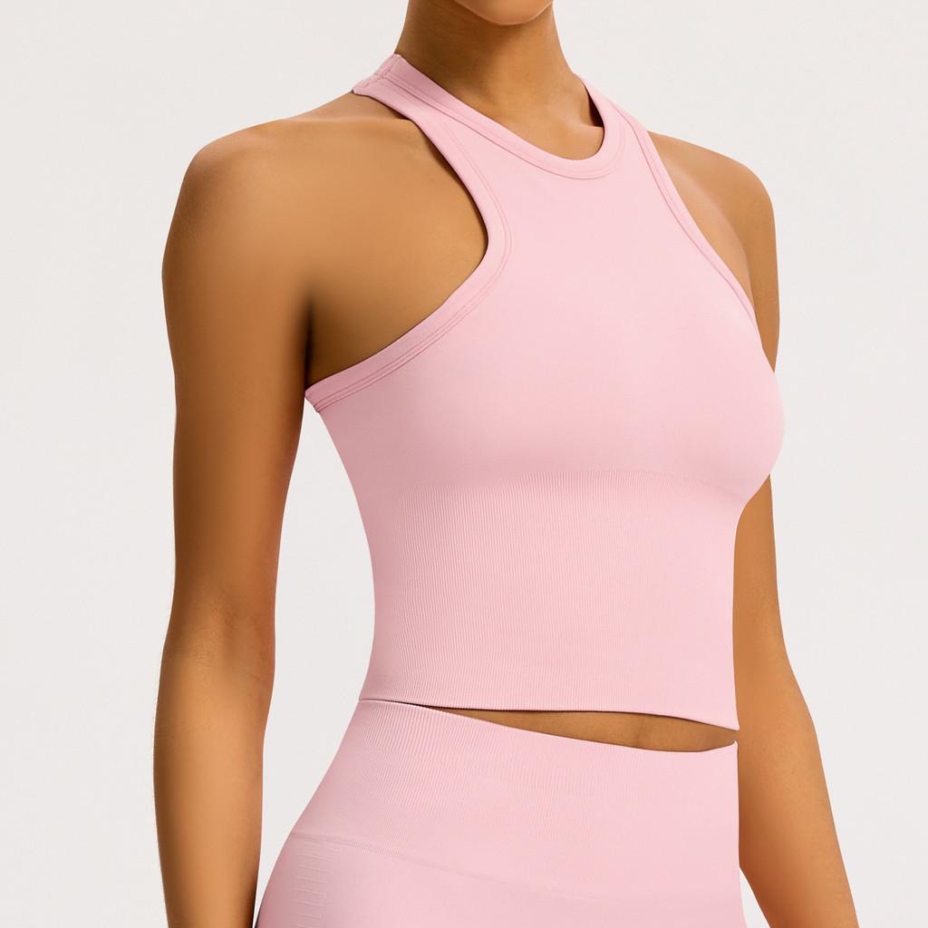 Seamless Gym Tank Top For Women With Moisturewicking Fabric Perfect For Yoga And Running