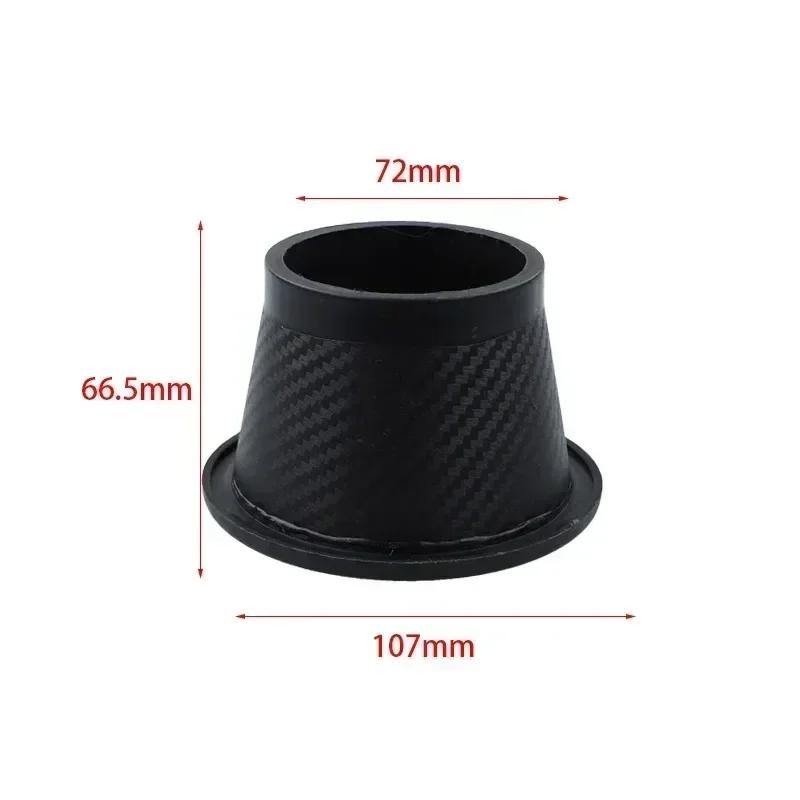 1 шт. Универсальный автомобильный передний бампер, впускной воздушный турбонагнетатель, комплект воздухозаборных труб, комплект впускных труб турбины ABS, воздушная воронка из углеродного волокна