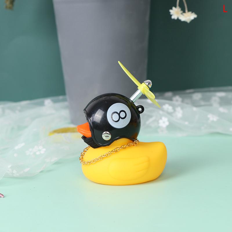 Car Bicycle Decorate Lovely Small Yellow Duck With Sound Helmet Outdoor Sports