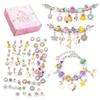 Colorful Crystal Beaded DIY Children's Bracelet Set with Unicorn Accessories