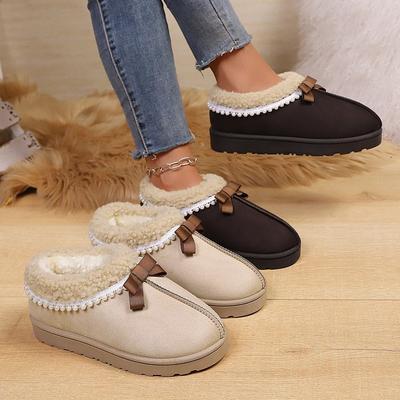 Женские ботинки утепленные теплые для пешего туризма, альпинизма, на толстой подошве, удобные, водонепроницаемые, нескользящие, спортивные, повседневные, зимние ботинки, хлопковая обувь