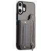 Чехол для телефона For Nothing CMF Phone 2 Pro с защитой от RFID, держателем для карт, текстурой джинсовой ткани и кожаной задней панелью, с эластичным ремешком.