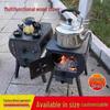 Indoor Dual-Use Wood and Coal Heating Stove for Rural Homes