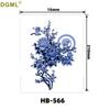Kirin Lion Fox Totem Flower Tattoo Sticker – Waterproof & Customizable Realistic Design