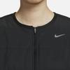 Nike Куртка с круглым вырезом и длинным рукавом с логотипом Женская куртка черного цвета FB7512-010